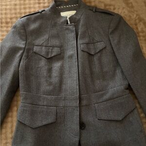 Banana Republic Charcoal Wool blend Blazer